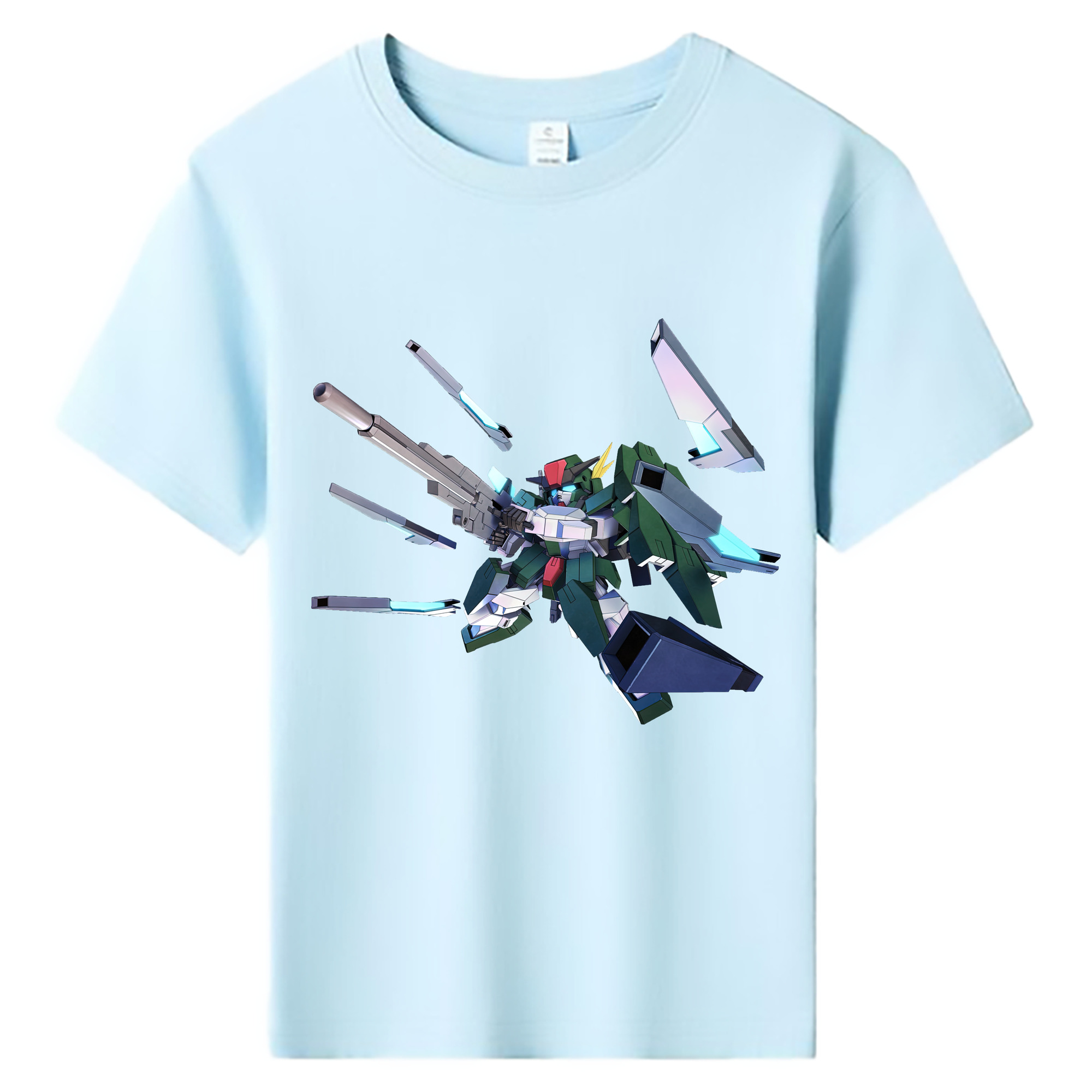 （画像用） 機動戦士ガンダム Mobile Suit Gundam 綿100％キッズTシャツ（フロントプリント）
